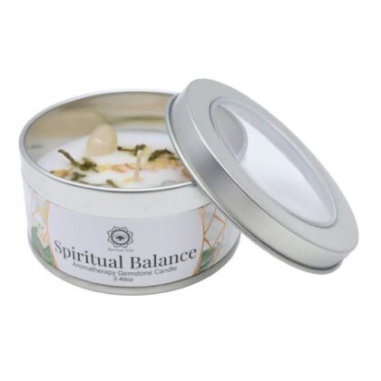 Bougie Equilibre Spirituel – Cristal de Roche & Jasmin